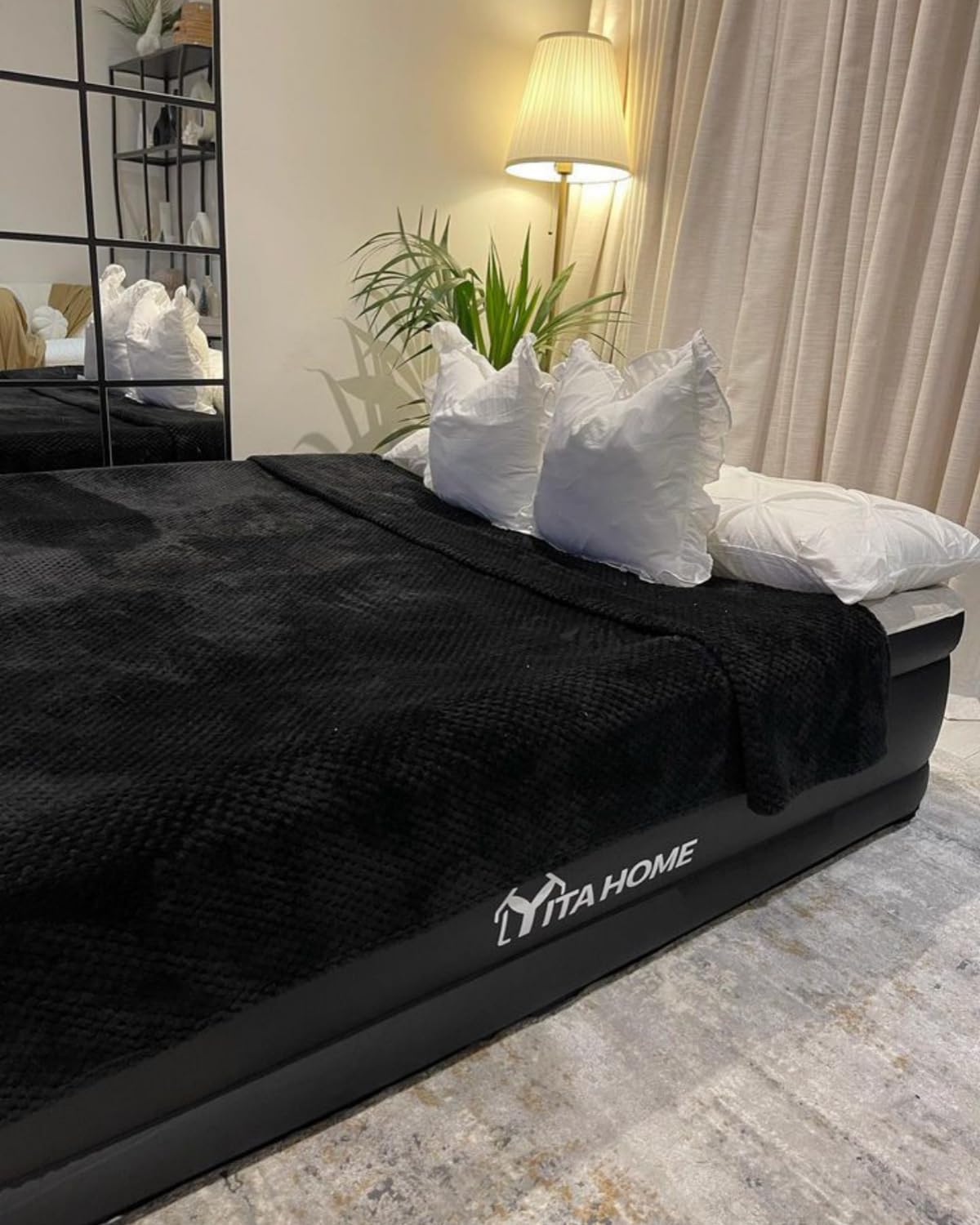 King Size Air Bed with Built-in Pump