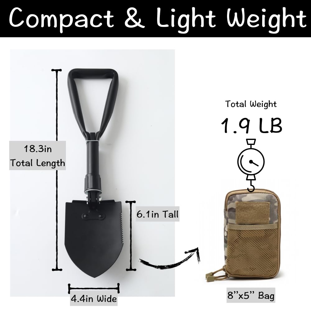 Urby Compact Foldable Shovel